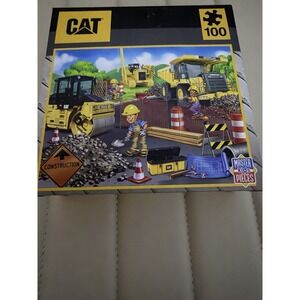 Masterpieces Caterpillar 100 Piece Jigsaw Puzzle "Parking Lot" NEW
